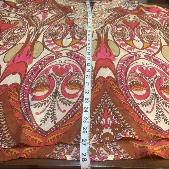 Lane Bryant stand out colorful tunic top shirt blouse - Picture 8 of 11